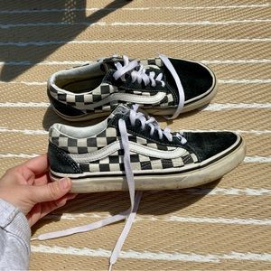 Checkered Vans